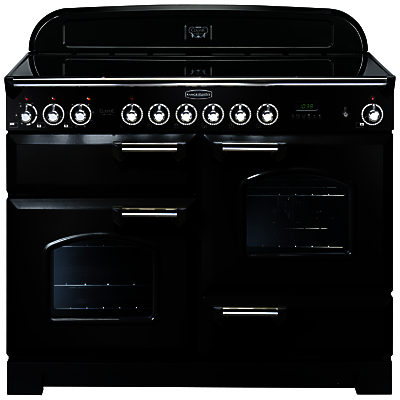 Rangemaster Classic Deluxe 110 Electric Range Cooker Gloss Black